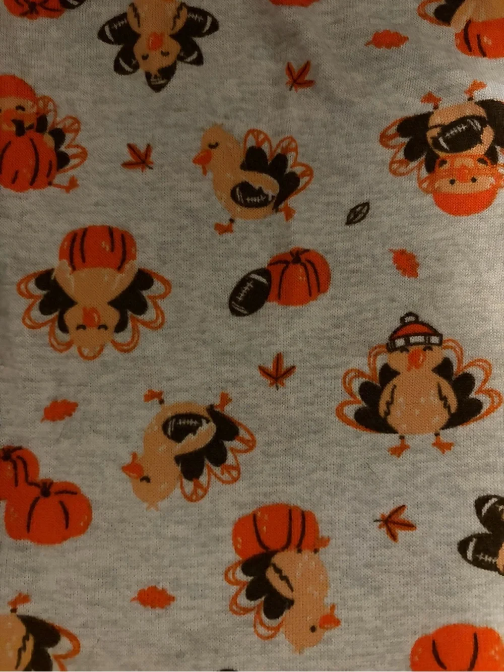EUC Toddler Halloween & Thanksgiving Pajama Set